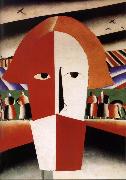 Kasimir Malevich Peasant-s head oil painting on canvas